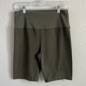 Wild Fable Olive Hunter Green Bike Shorts